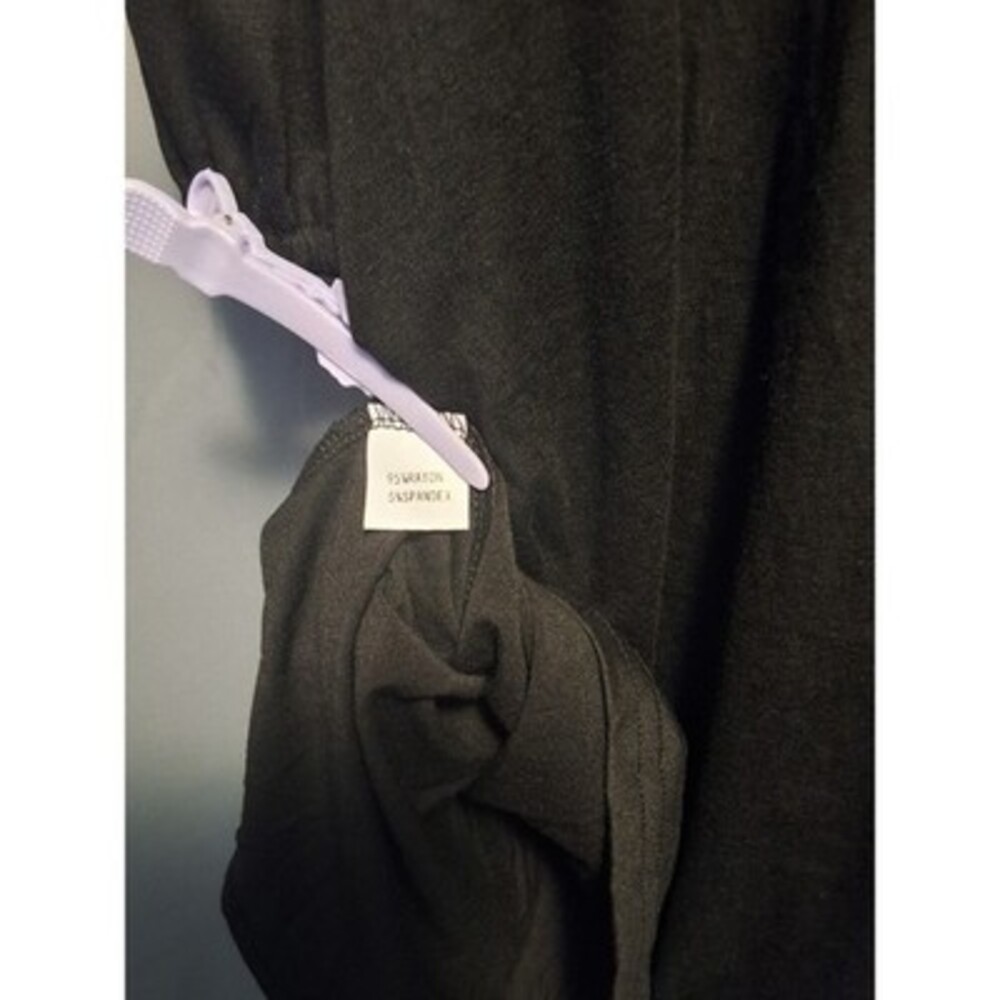 Plus Size 3x Amzplus Long Stretchy Sleeve Black Dress NWT - Picture 6 of 6